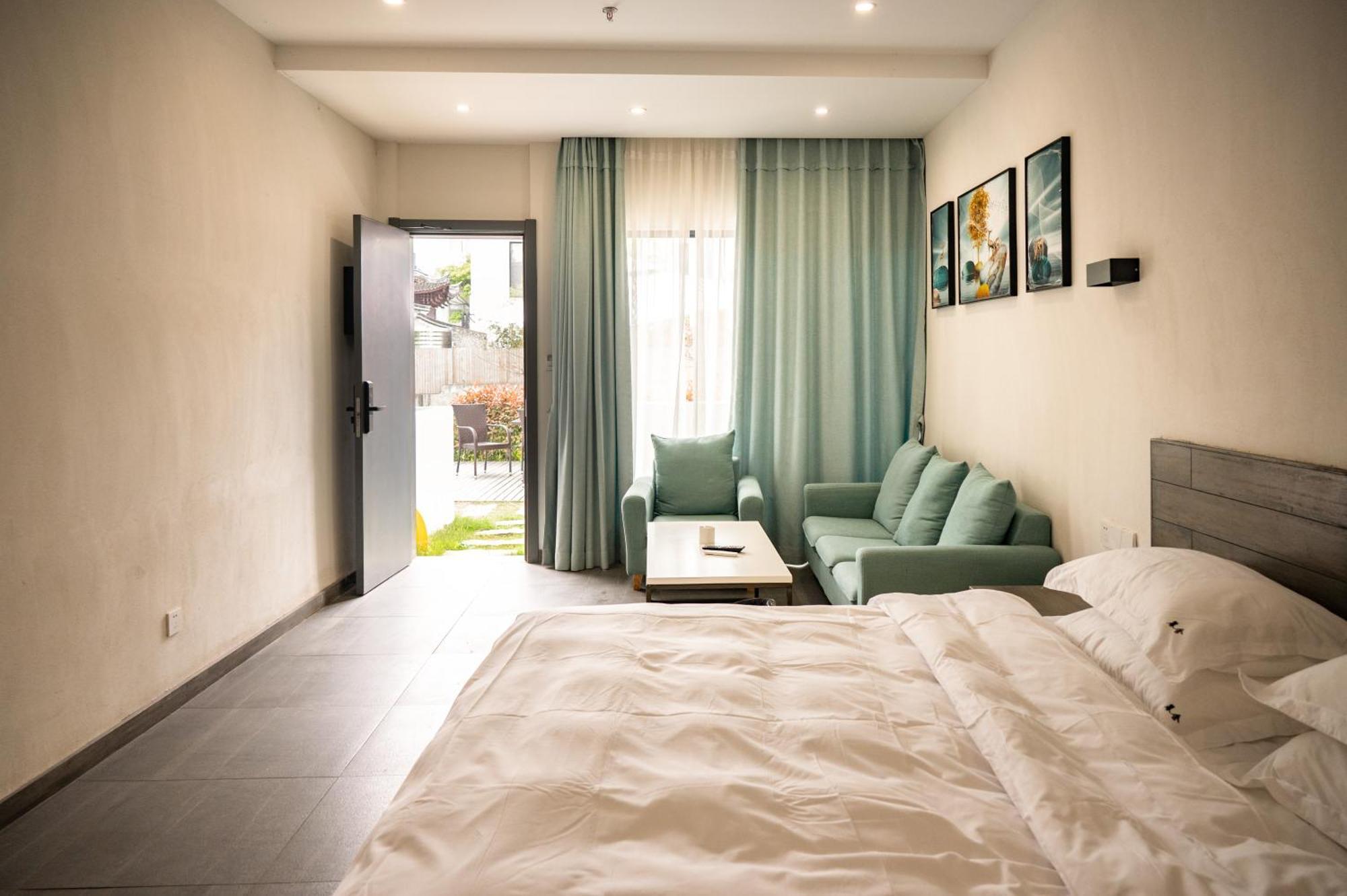 Tingjian Musu Private Soup Design Homestay - South Gate Of Wuzhen Xizha Scenic Area Tongxiang Eksteriør bilde