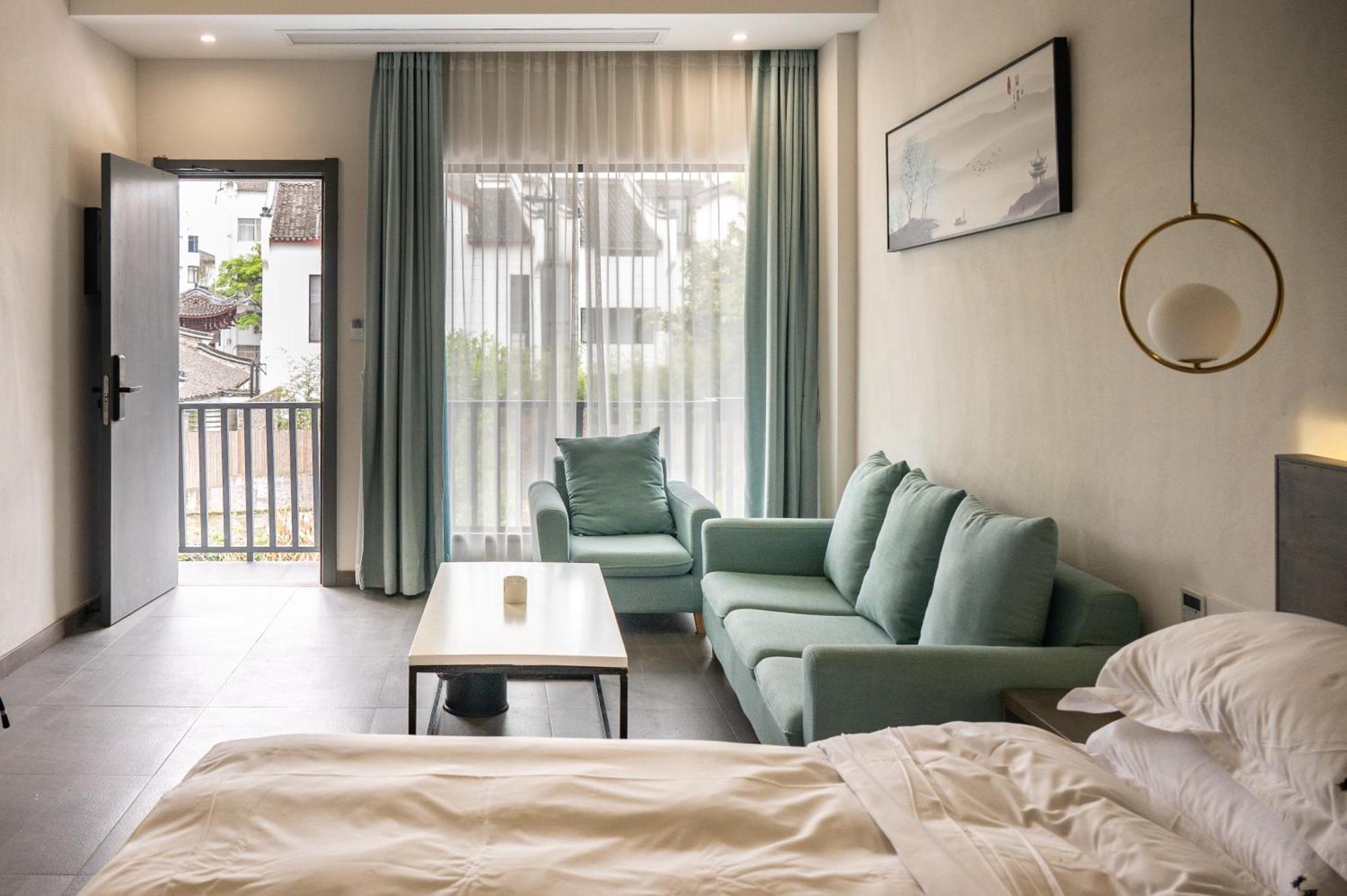 Tingjian Musu Private Soup Design Homestay - South Gate Of Wuzhen Xizha Scenic Area Tongxiang Eksteriør bilde