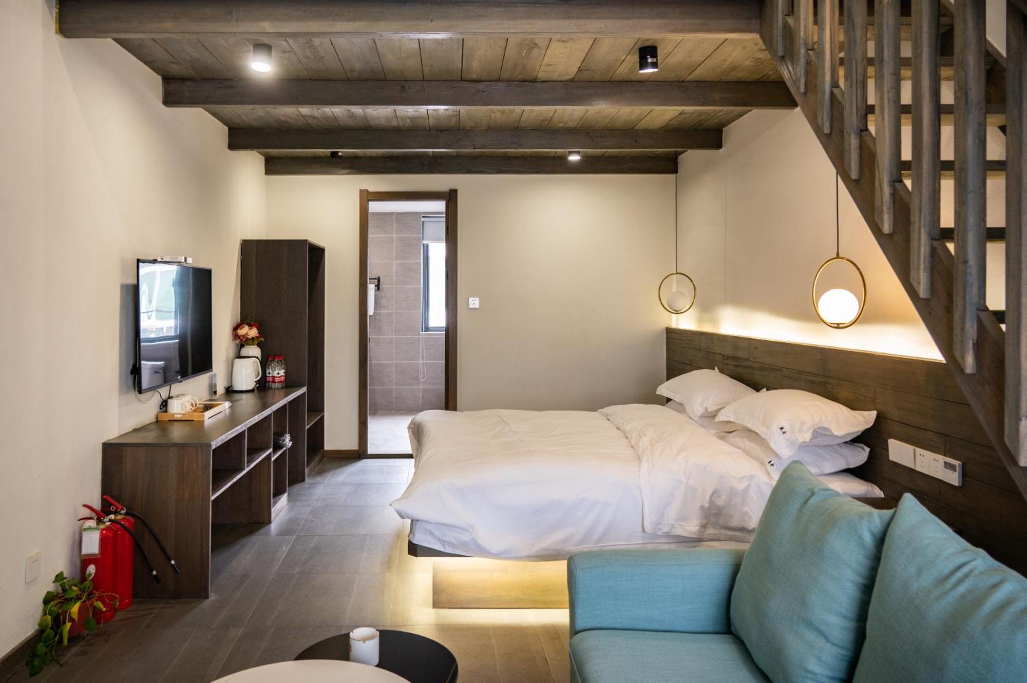 Tingjian Musu Private Soup Design Homestay - South Gate Of Wuzhen Xizha Scenic Area Tongxiang Eksteriør bilde