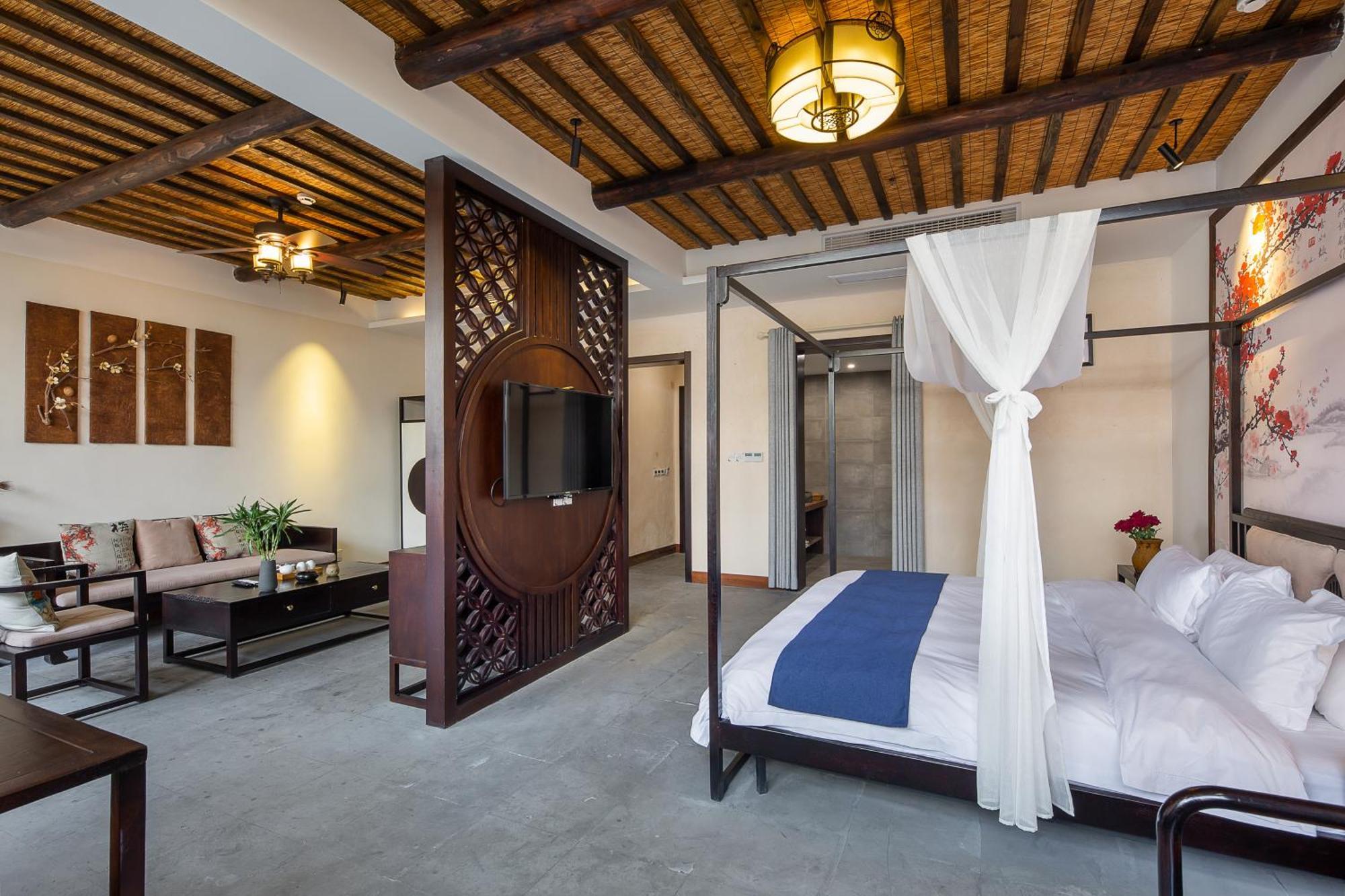 Tingjian Musu Private Soup Design Homestay - South Gate Of Wuzhen Xizha Scenic Area Tongxiang Eksteriør bilde