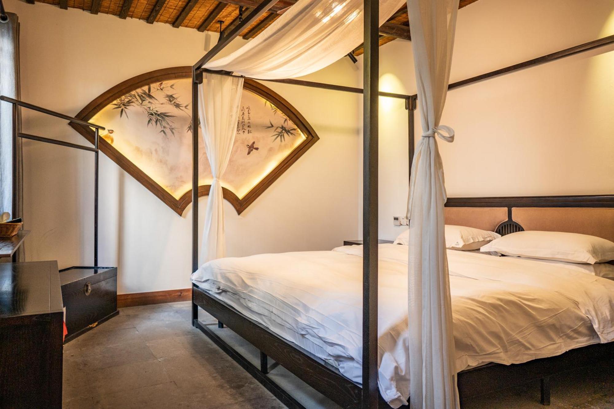 Tingjian Musu Private Soup Design Homestay - South Gate Of Wuzhen Xizha Scenic Area Tongxiang Eksteriør bilde