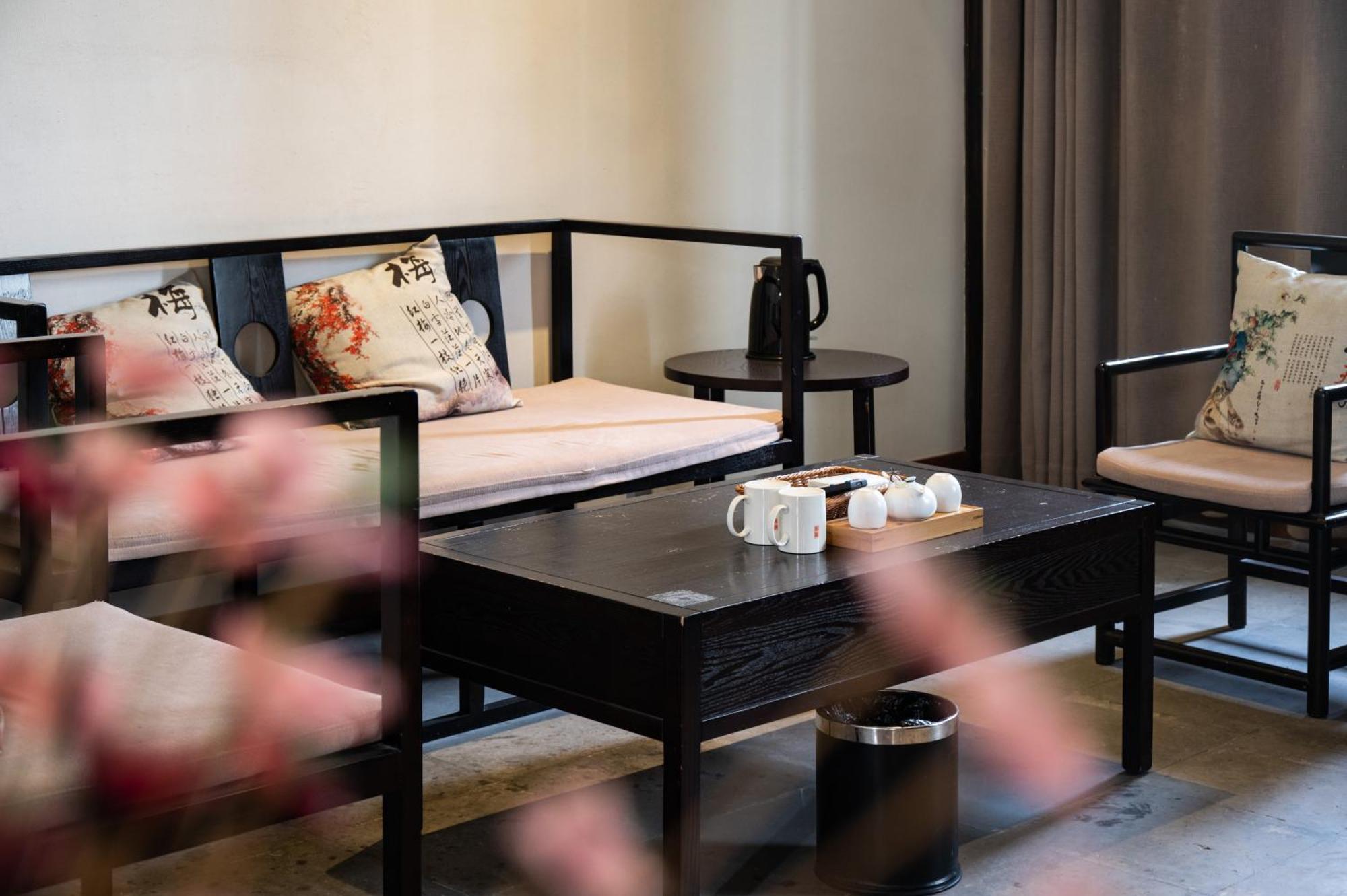 Tingjian Musu Private Soup Design Homestay - South Gate Of Wuzhen Xizha Scenic Area Tongxiang Eksteriør bilde