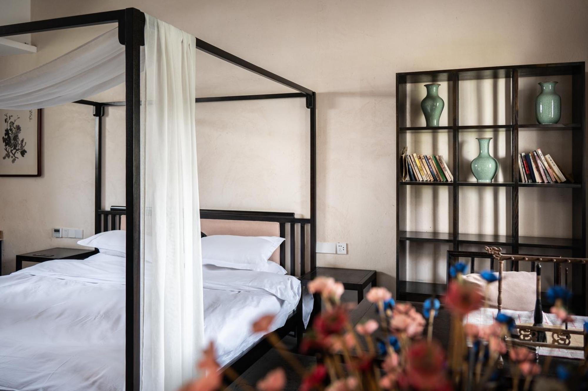Tingjian Musu Private Soup Design Homestay - South Gate Of Wuzhen Xizha Scenic Area Tongxiang Eksteriør bilde