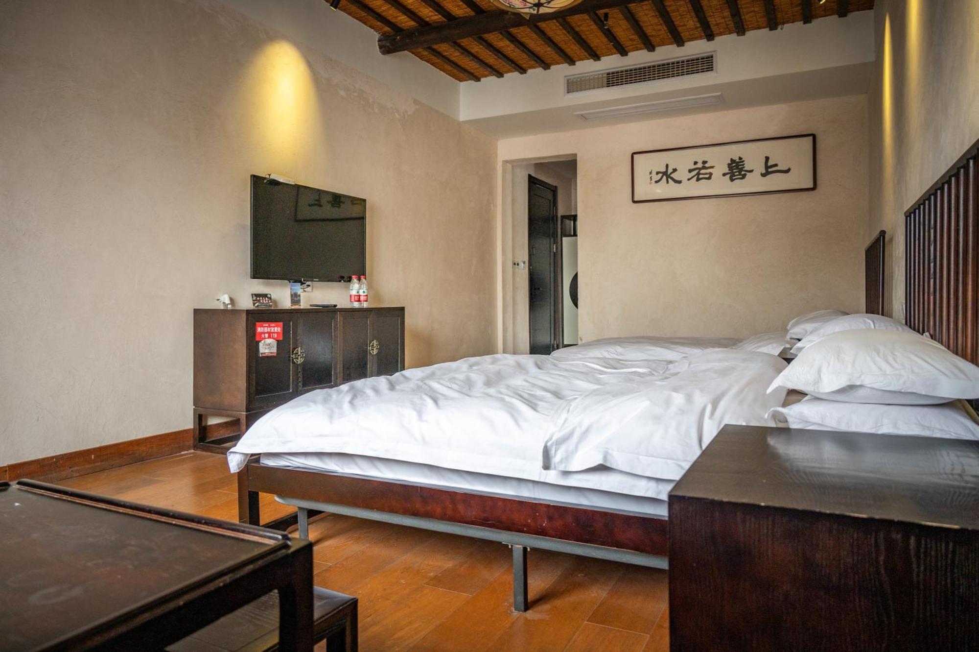 Tingjian Musu Private Soup Design Homestay - South Gate Of Wuzhen Xizha Scenic Area Tongxiang Eksteriør bilde