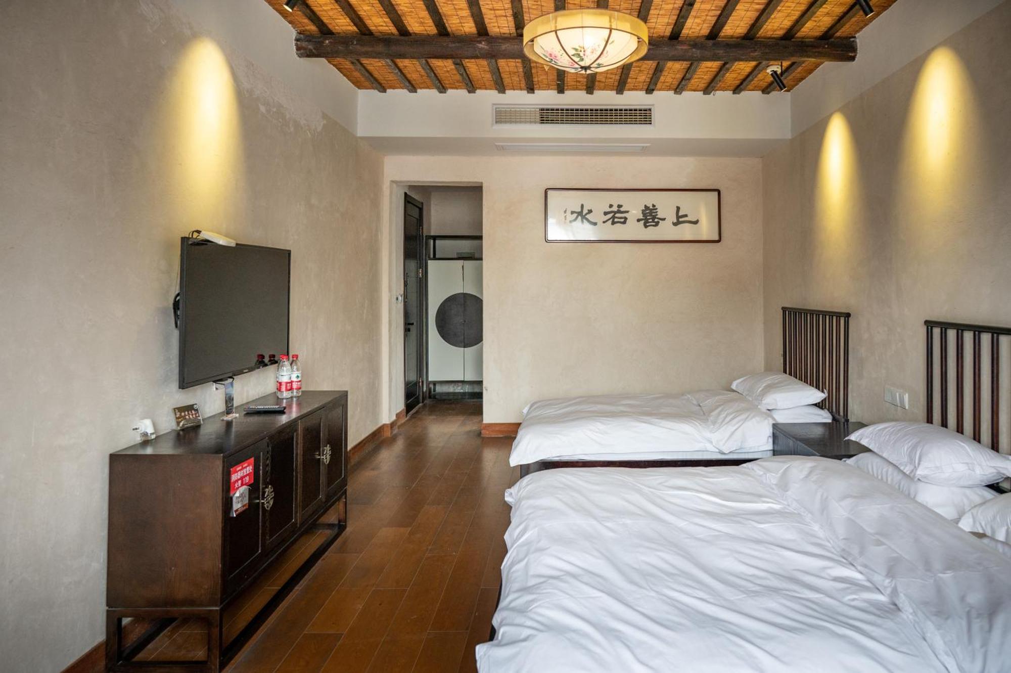 Tingjian Musu Private Soup Design Homestay - South Gate Of Wuzhen Xizha Scenic Area Tongxiang Eksteriør bilde