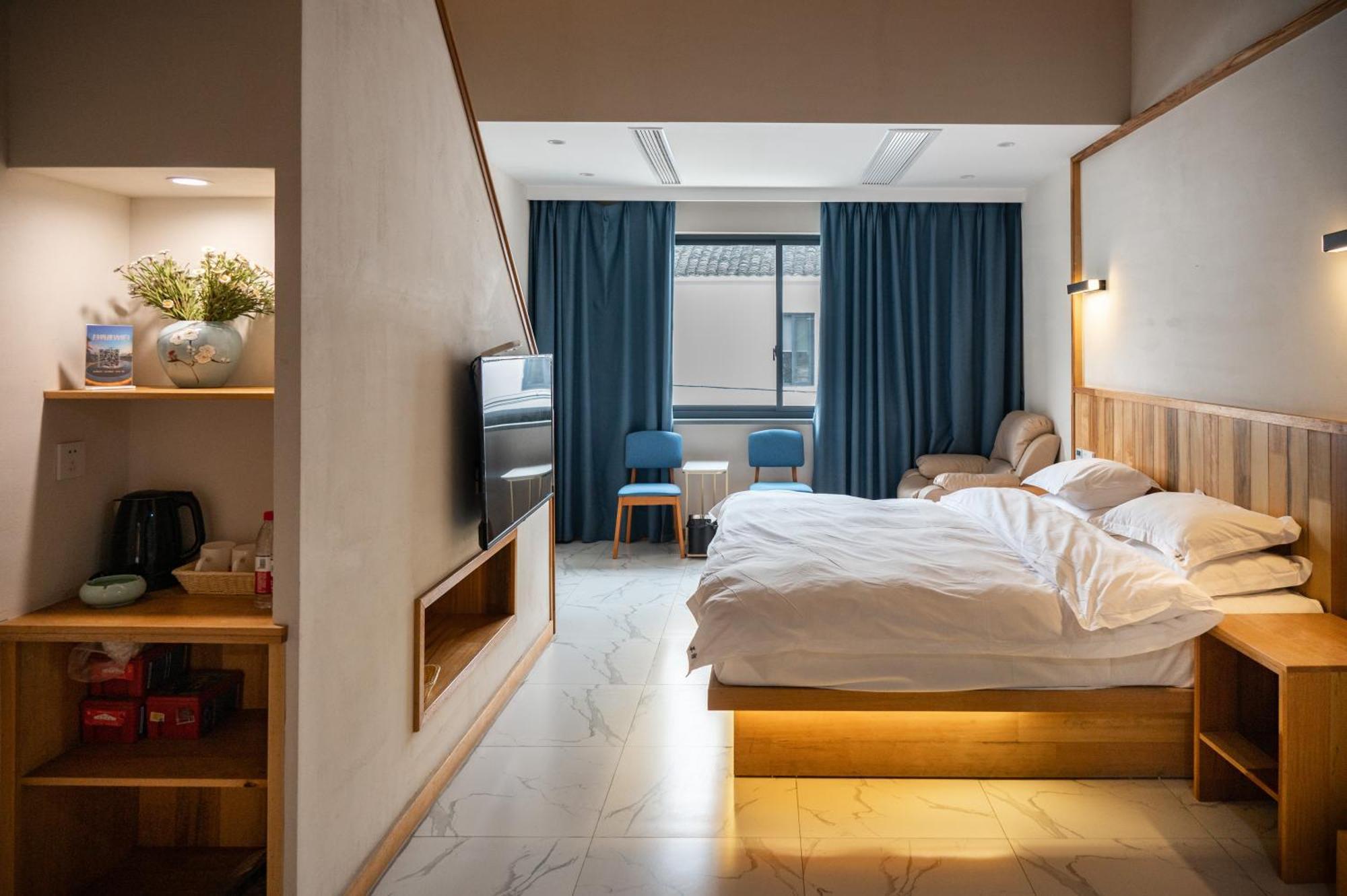 Tingjian Musu Private Soup Design Homestay - South Gate Of Wuzhen Xizha Scenic Area Tongxiang Eksteriør bilde