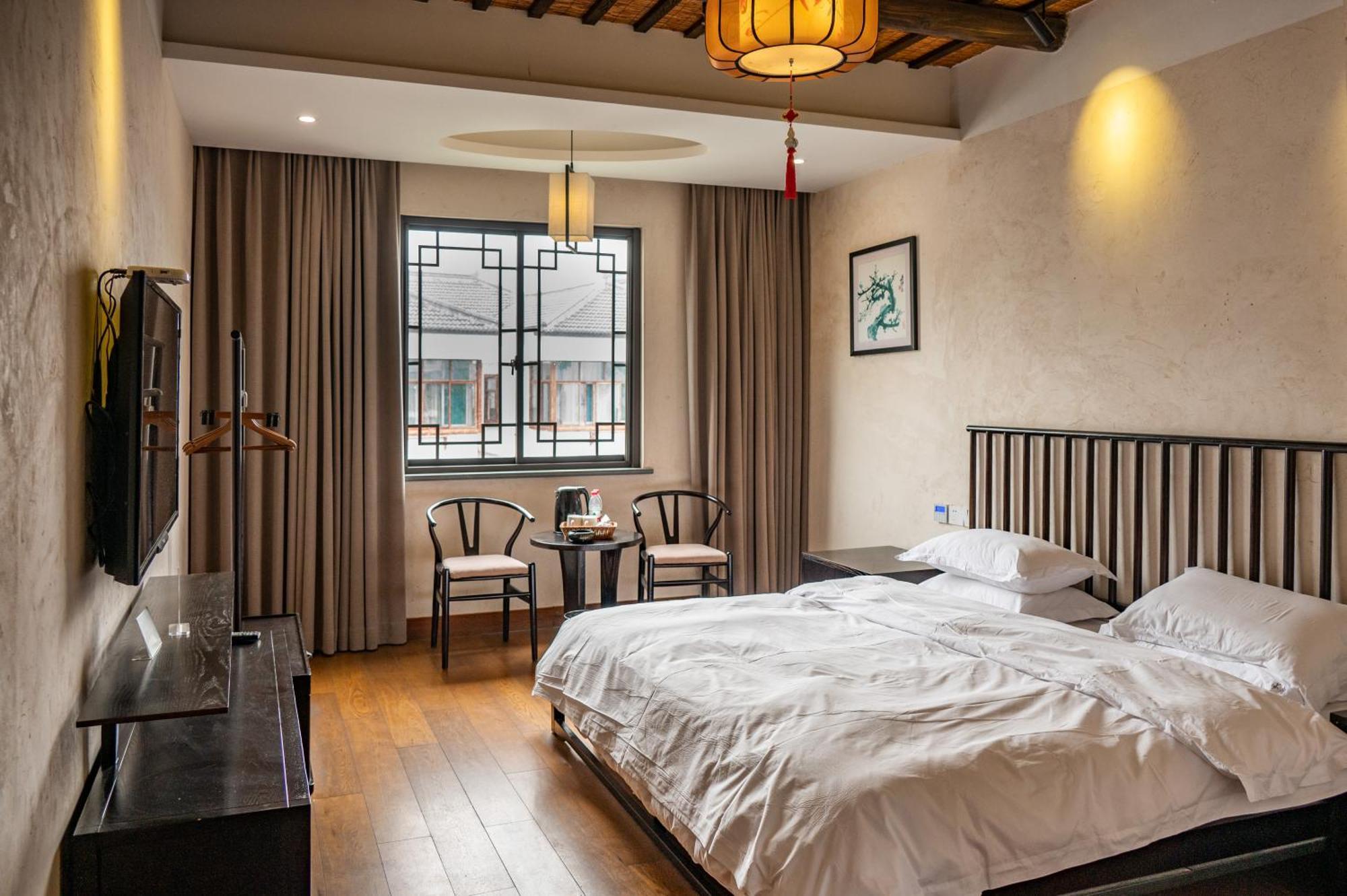 Tingjian Musu Private Soup Design Homestay - South Gate Of Wuzhen Xizha Scenic Area Tongxiang Eksteriør bilde